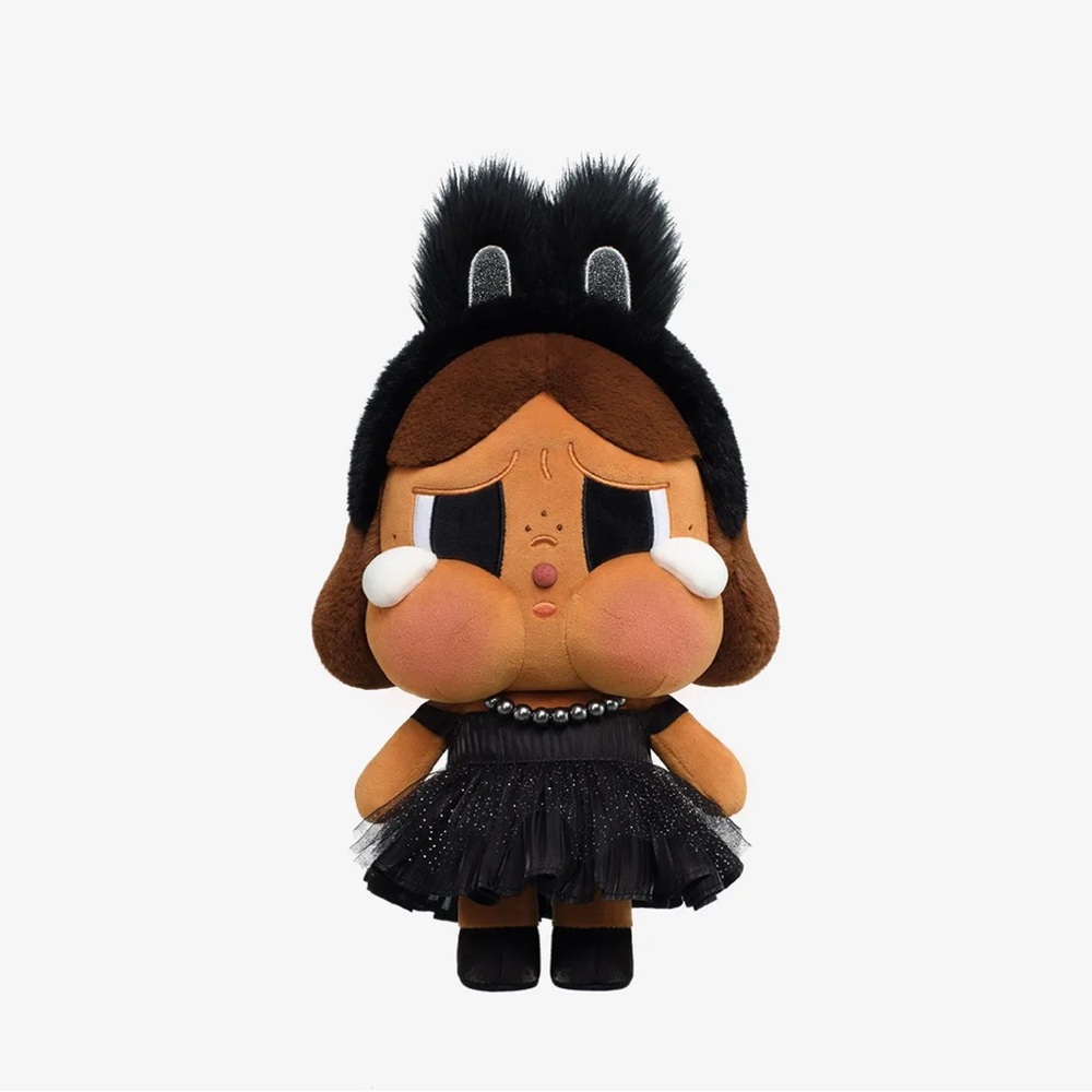 Authentic CRYBABY SHINY SHINY series - Plush Doll - BLACK